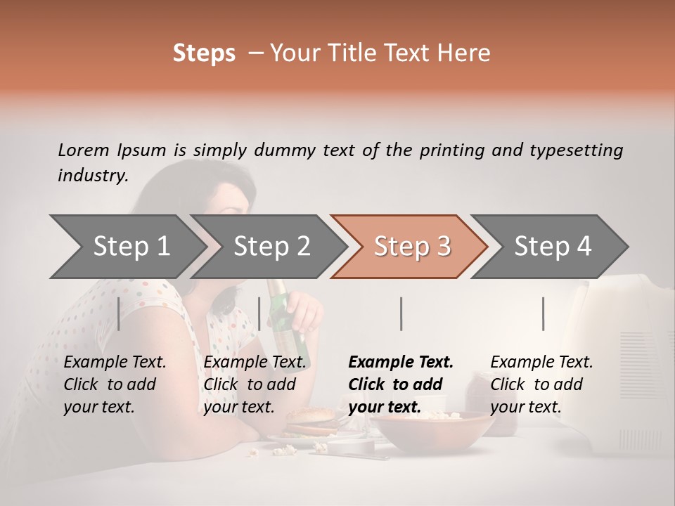 Eat Food Big PowerPoint Template