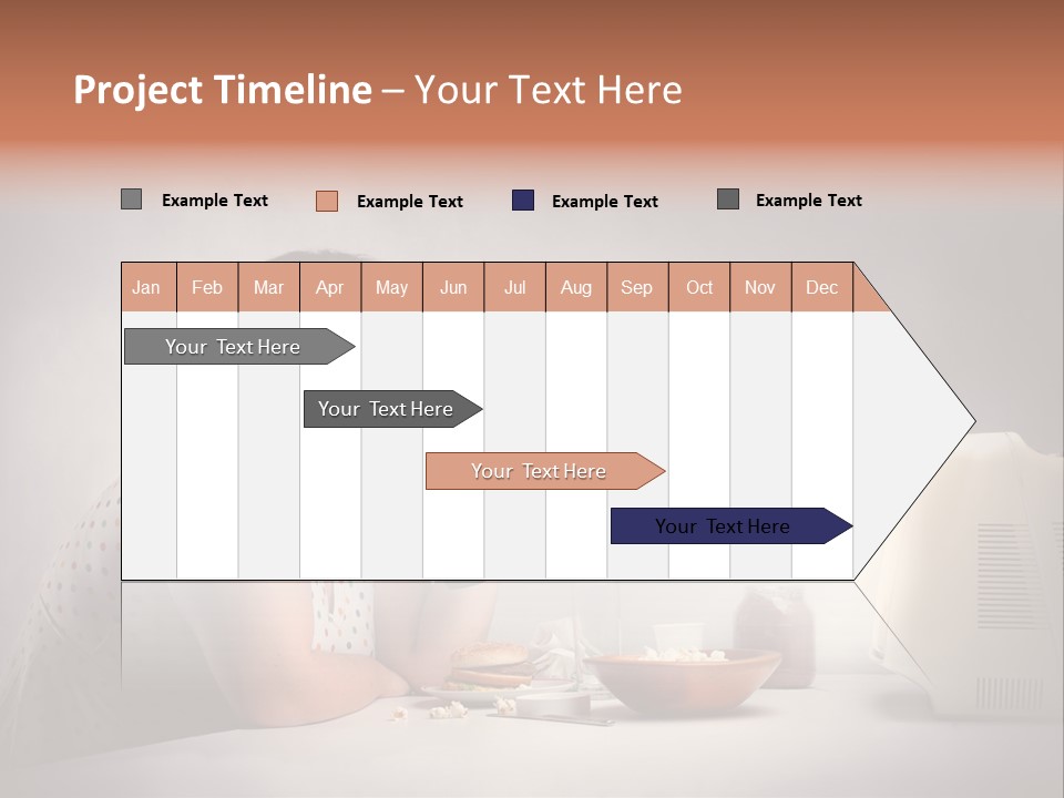 Eat Food Big PowerPoint Template