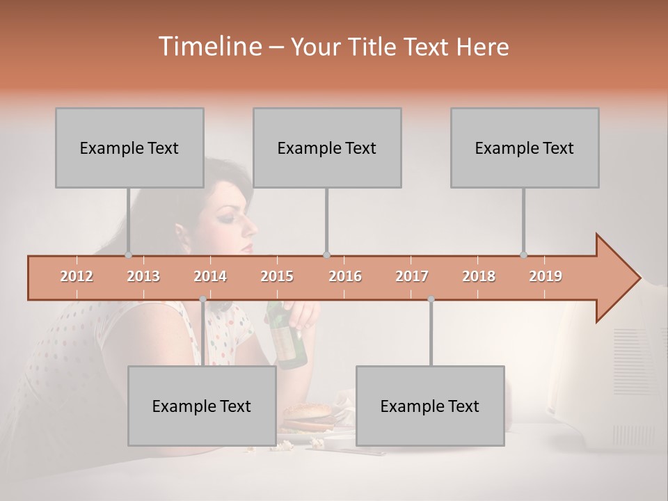 Eat Food Big PowerPoint Template