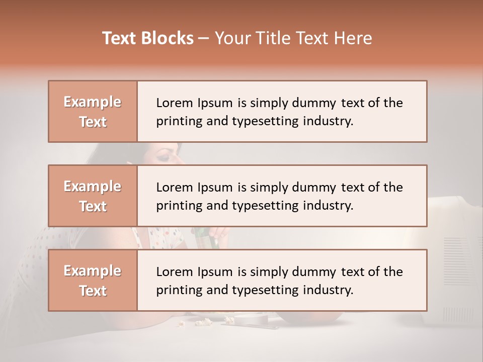 Eat Food Big PowerPoint Template