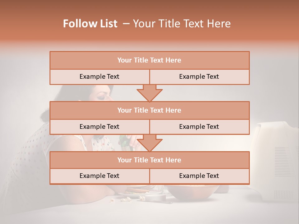 Eat Food Big PowerPoint Template