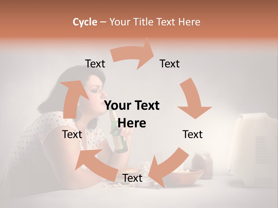 Eat Food Big PowerPoint Template