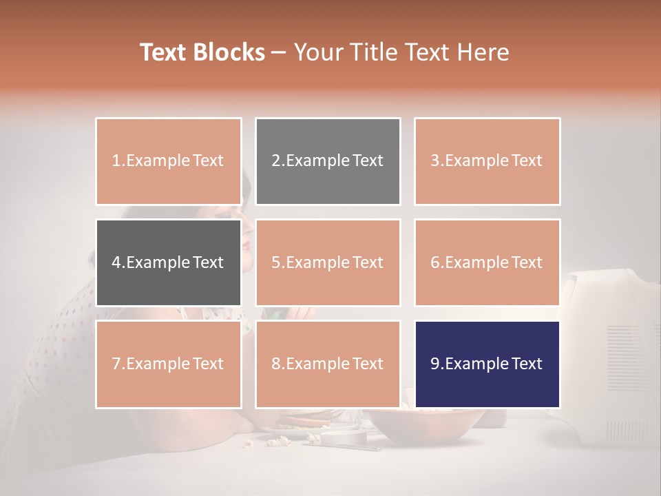 Eat Food Big PowerPoint Template