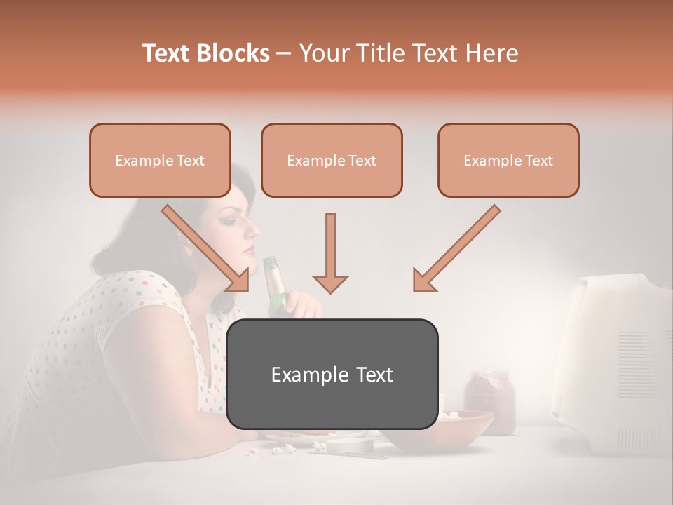 Eat Food Big PowerPoint Template