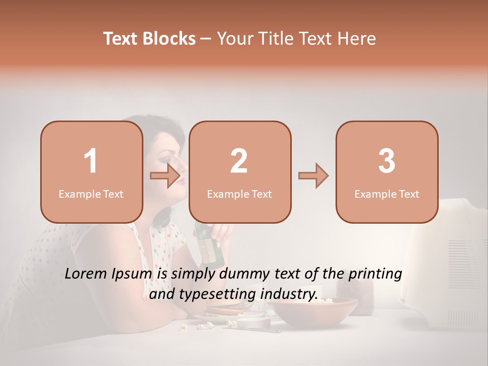 Eat Food Big PowerPoint Template