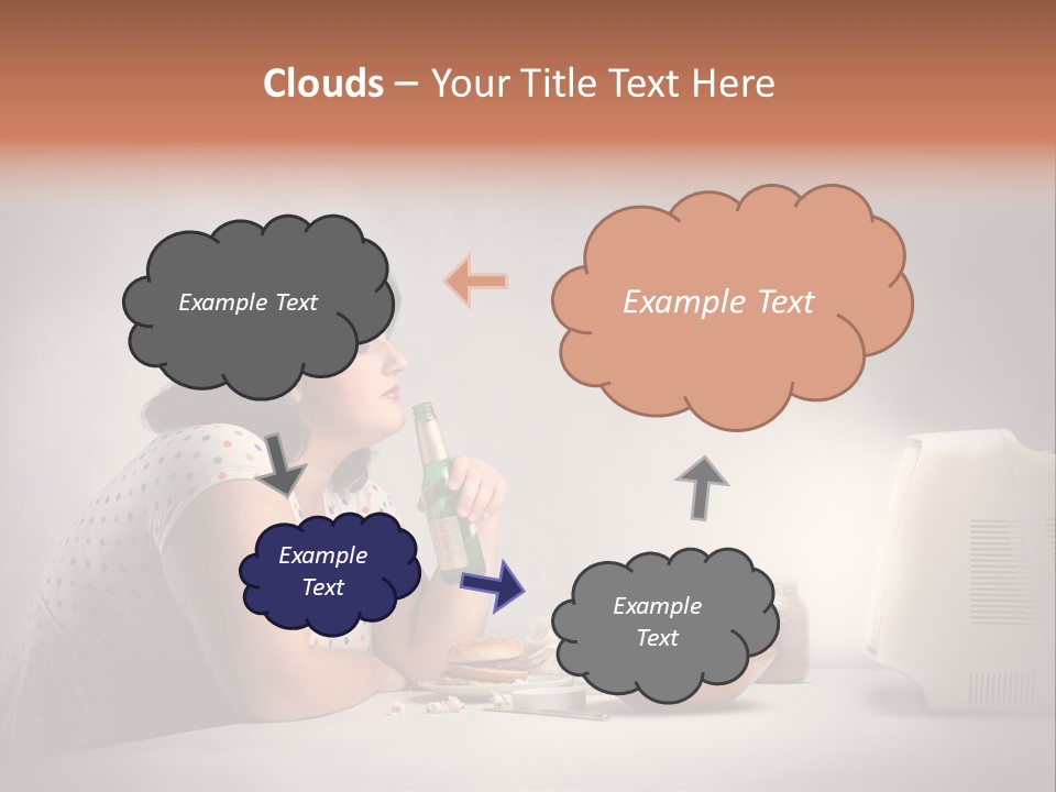Eat Food Big PowerPoint Template