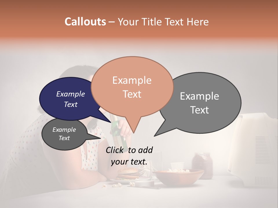 Eat Food Big PowerPoint Template