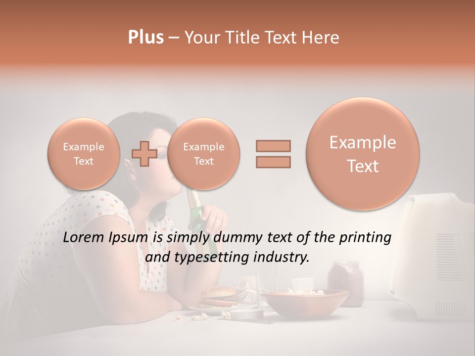 Eat Food Big PowerPoint Template