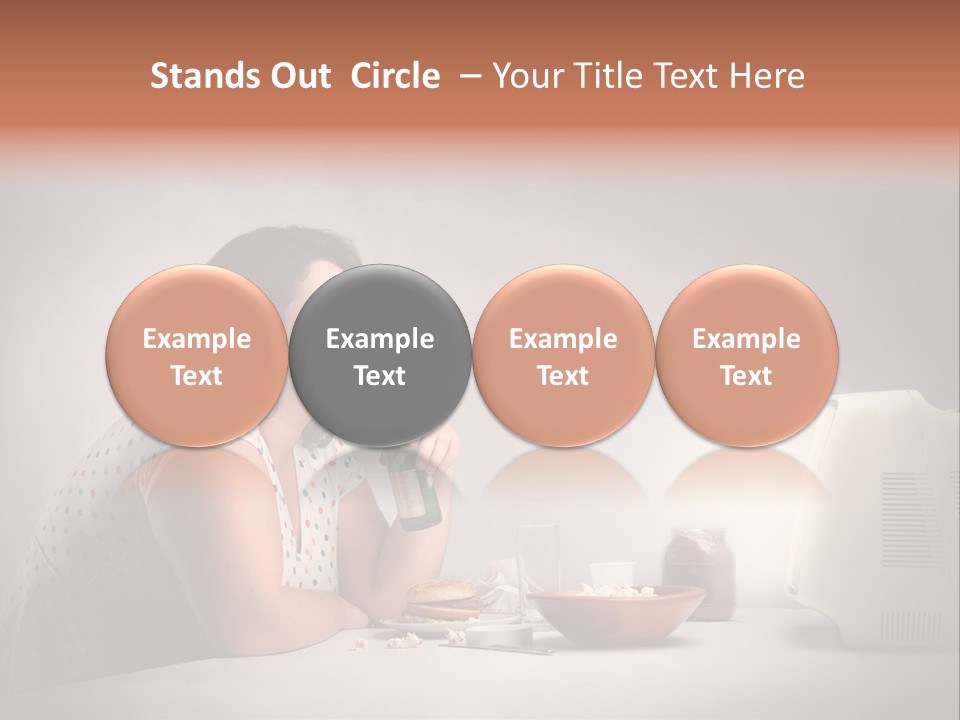 Eat Food Big PowerPoint Template