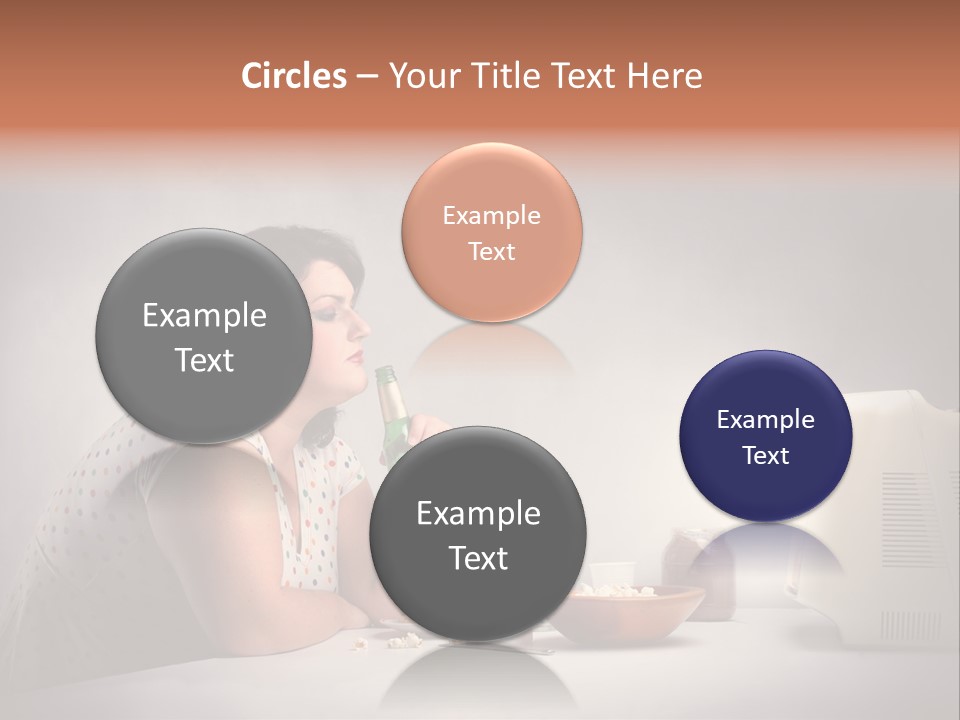 Eat Food Big PowerPoint Template