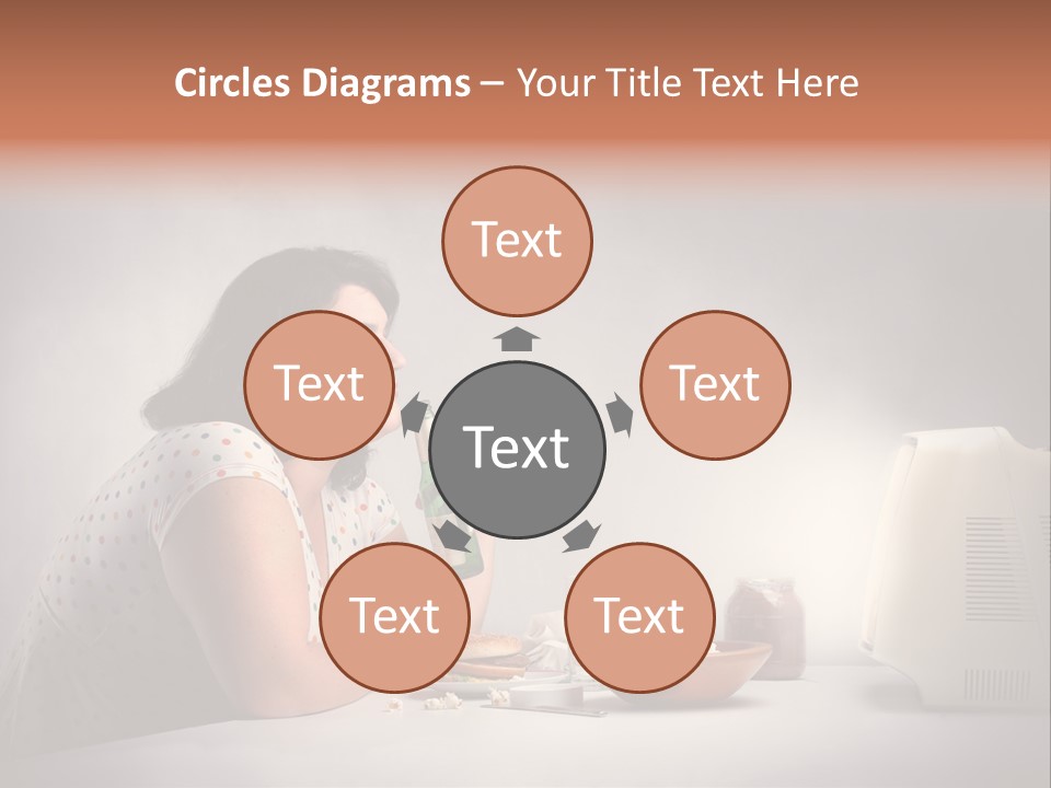 Eat Food Big PowerPoint Template