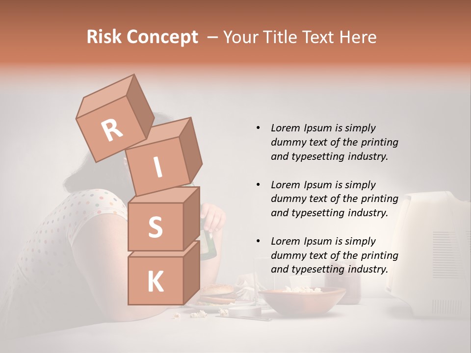 Eat Food Big PowerPoint Template