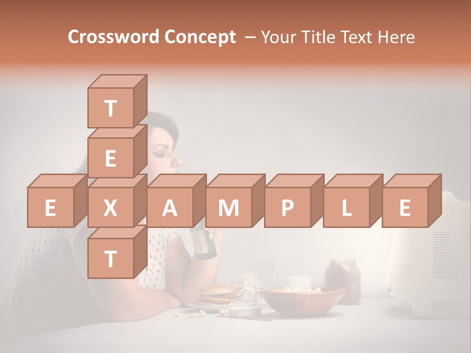 Eat Food Big PowerPoint Template