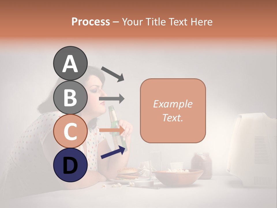 Eat Food Big PowerPoint Template