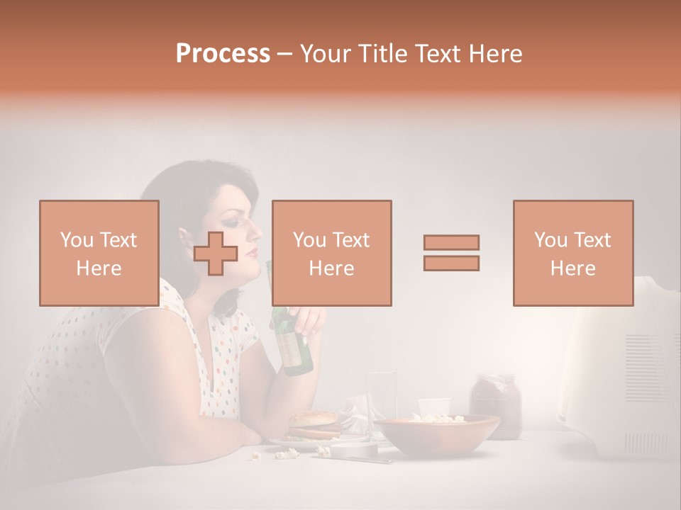 Eat Food Big PowerPoint Template