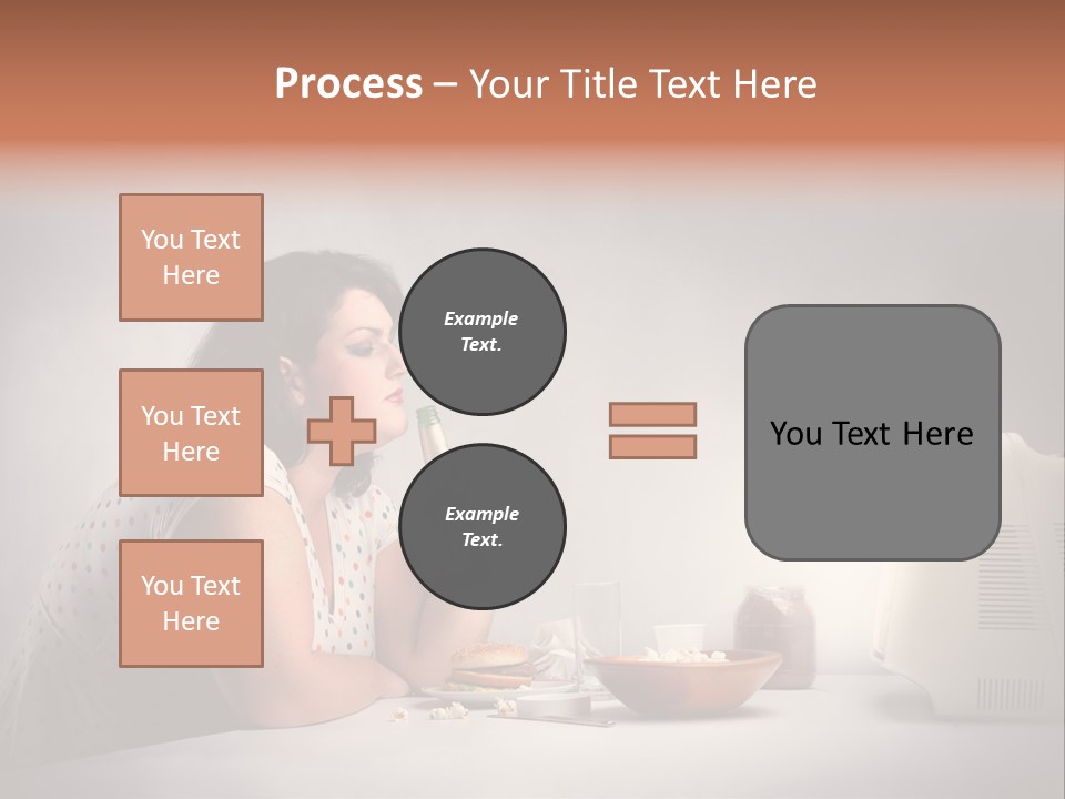 Eat Food Big PowerPoint Template