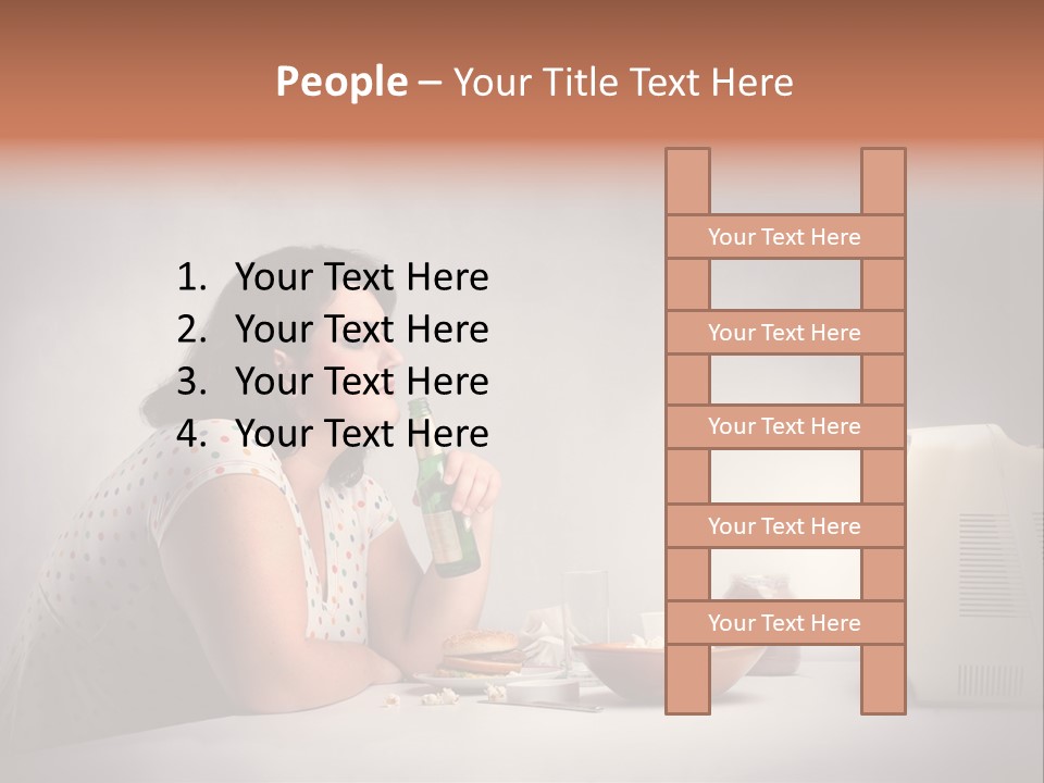 Eat Food Big PowerPoint Template