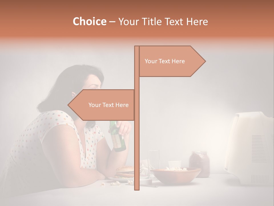 Eat Food Big PowerPoint Template