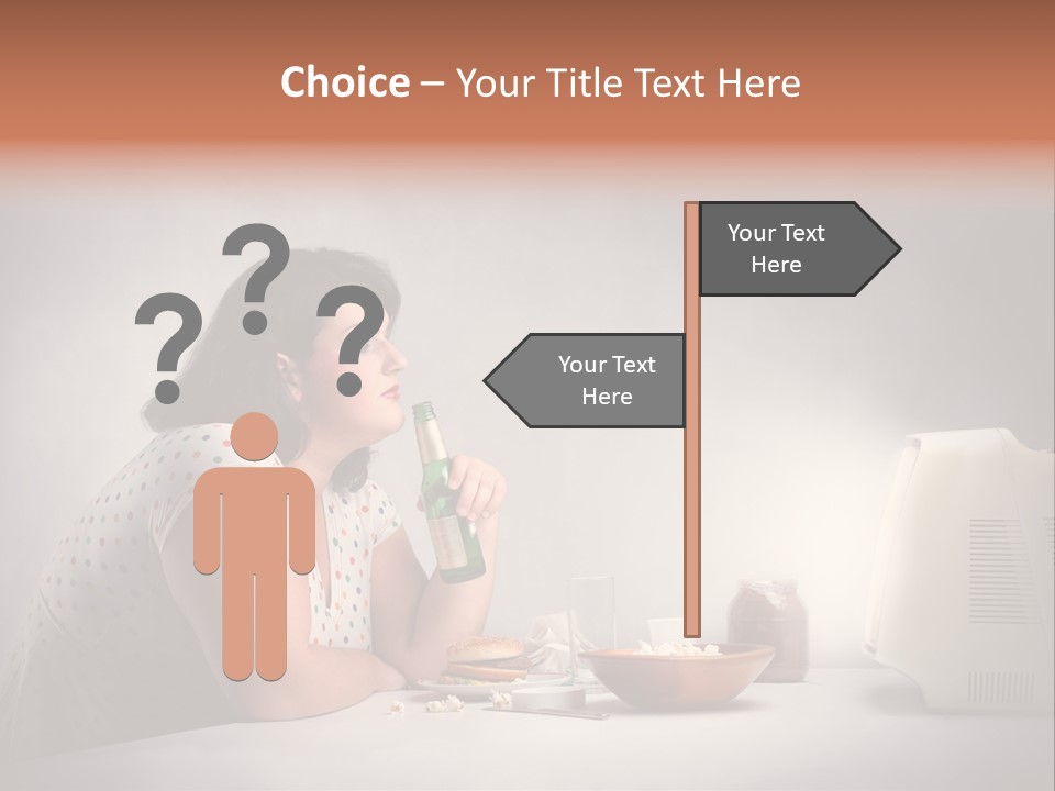 Eat Food Big PowerPoint Template