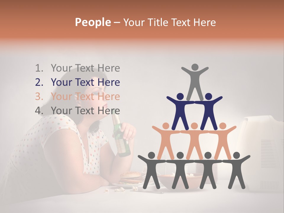 Eat Food Big PowerPoint Template