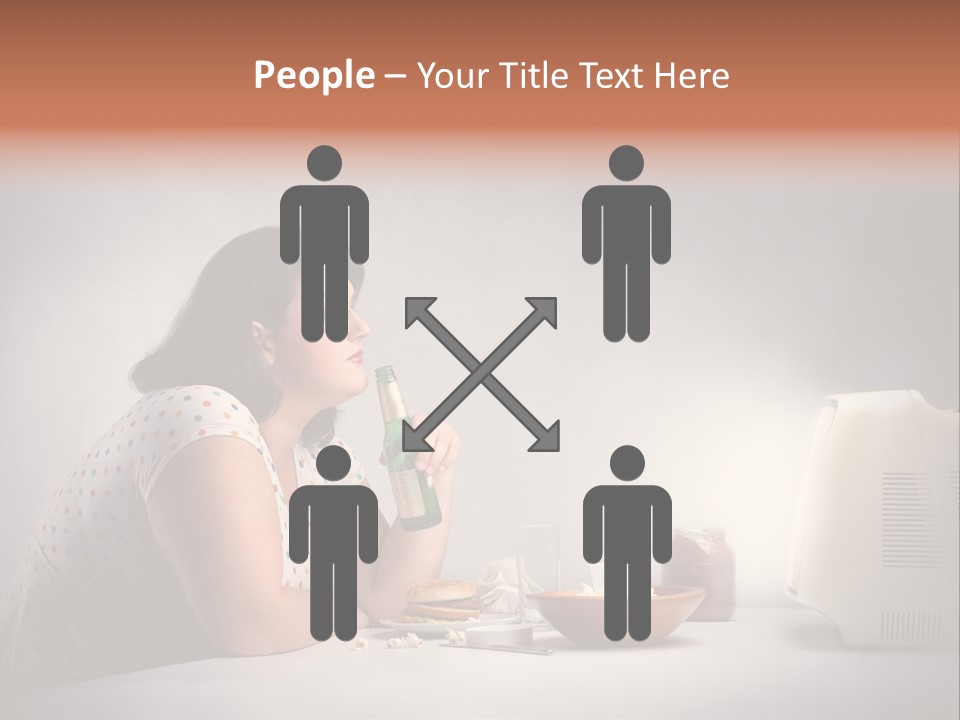 Eat Food Big PowerPoint Template