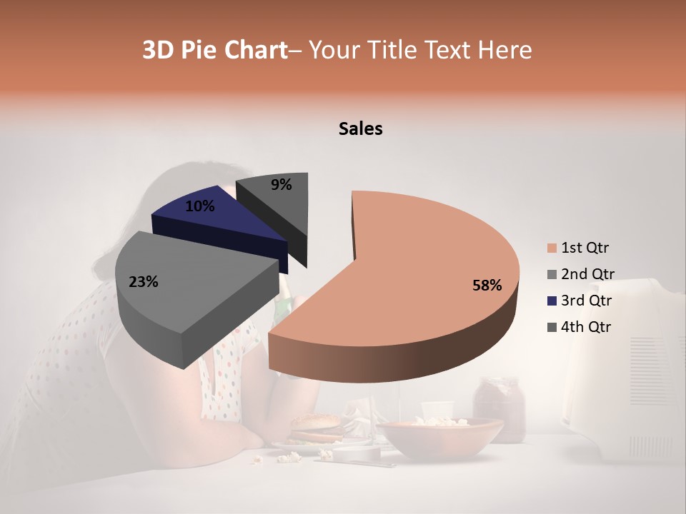 Eat Food Big PowerPoint Template