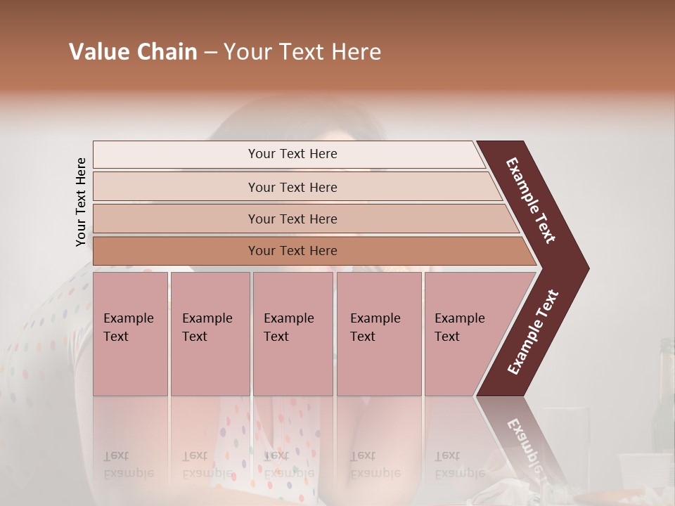 Drink Eat Girl PowerPoint Template