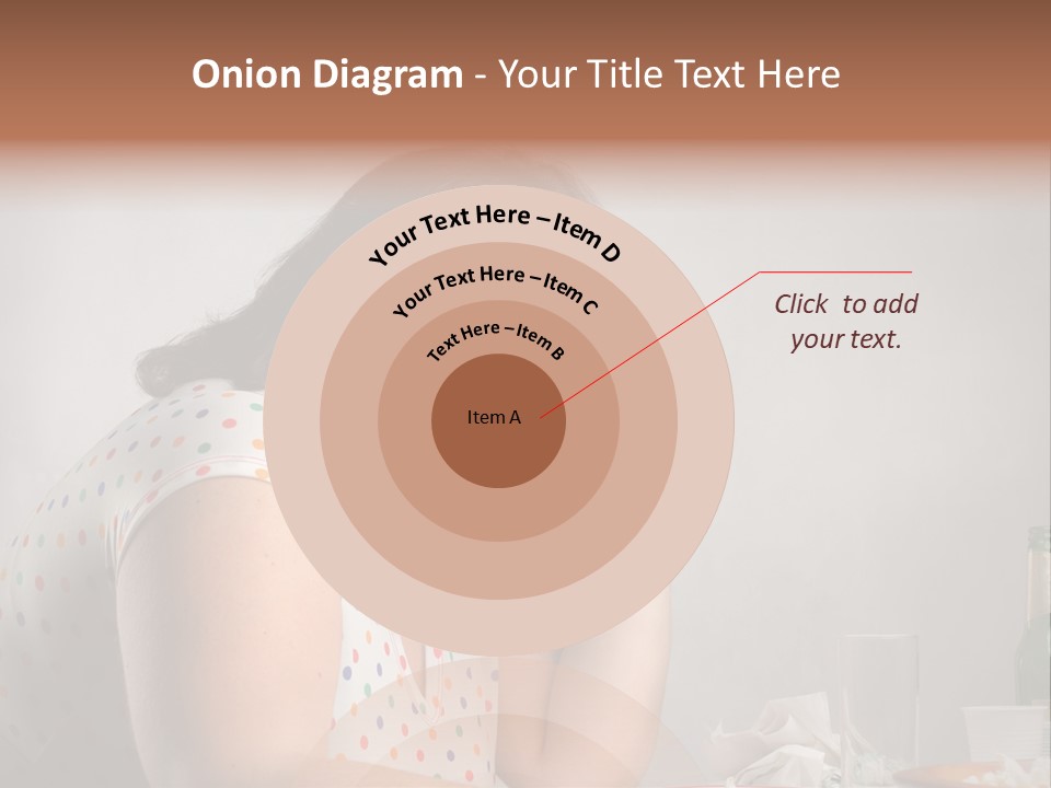 Drink Eat Girl PowerPoint Template