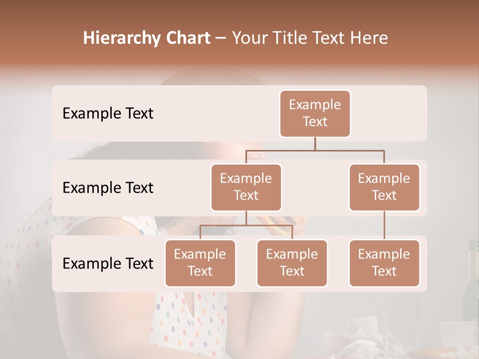 Drink Eat Girl PowerPoint Template