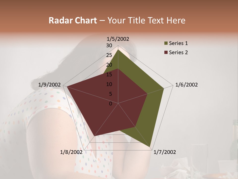 Drink Eat Girl PowerPoint Template