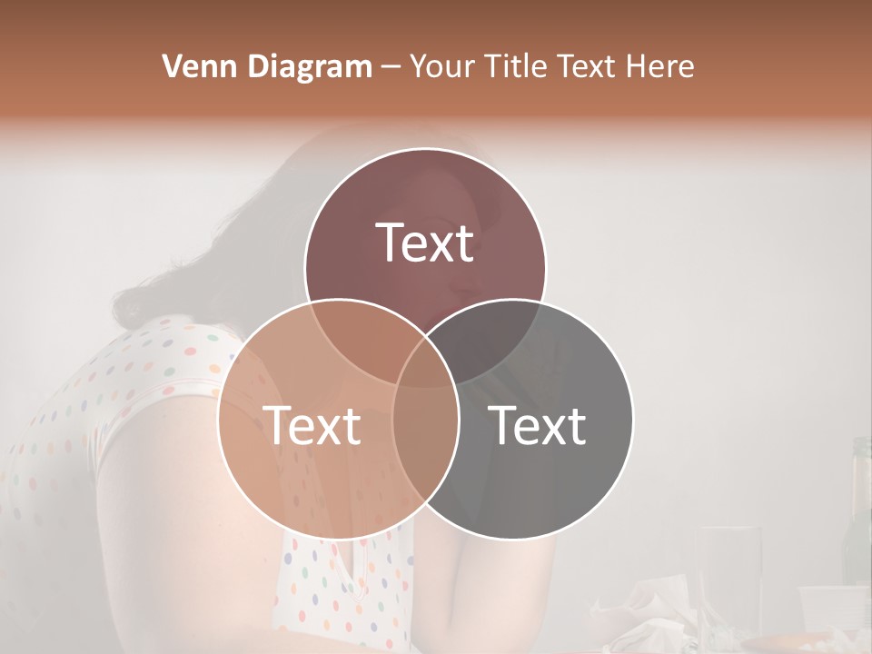 Drink Eat Girl PowerPoint Template