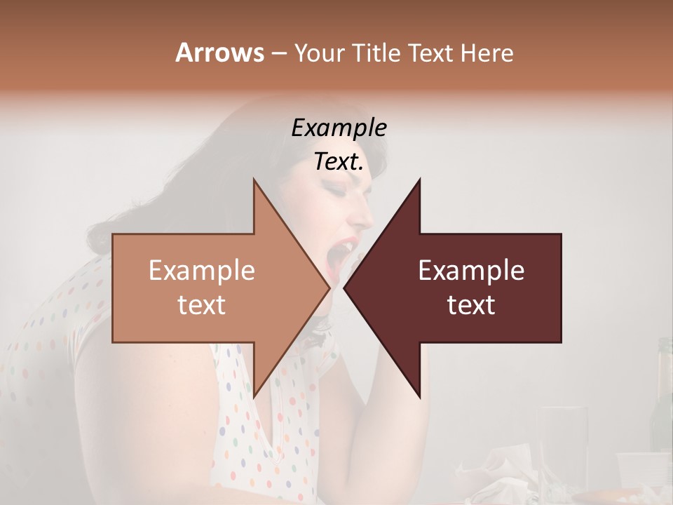 Drink Eat Girl PowerPoint Template