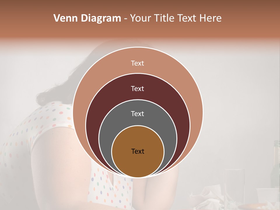 Drink Eat Girl PowerPoint Template