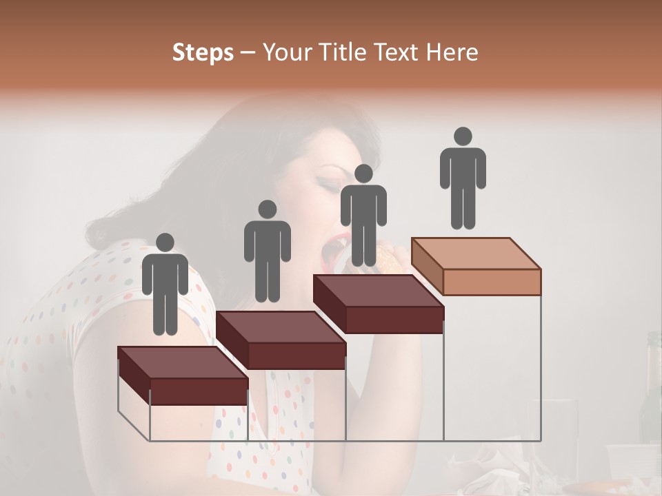 Drink Eat Girl PowerPoint Template