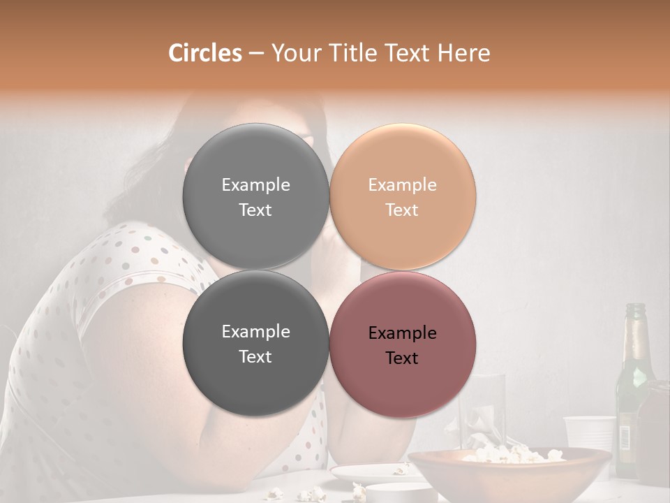 Home Unhappy Portrait PowerPoint Template