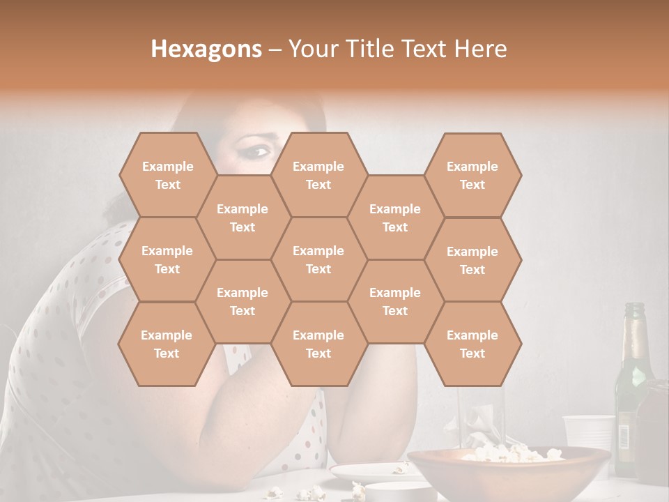 Home Unhappy Portrait PowerPoint Template