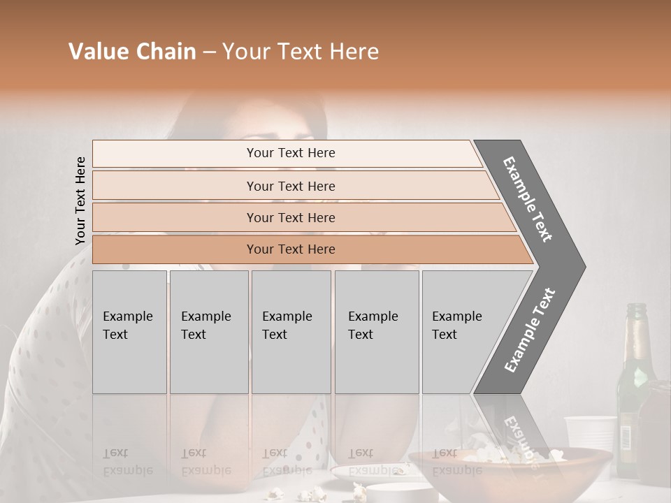 Home Unhappy Portrait PowerPoint Template