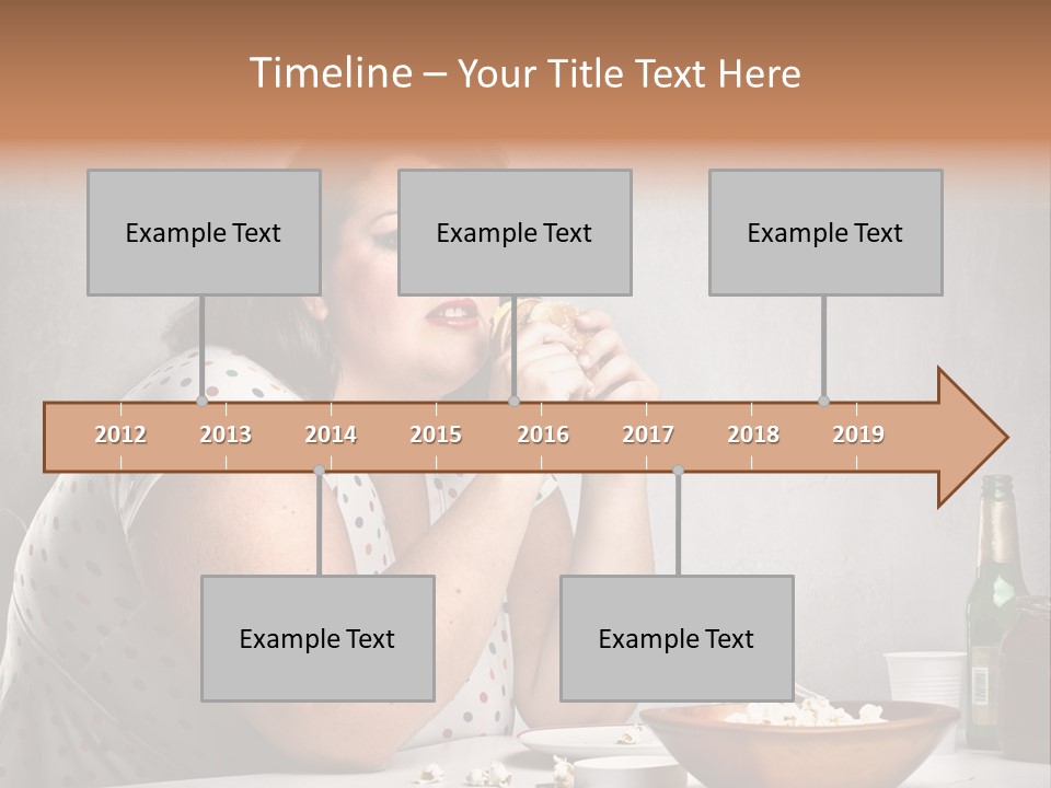 Home Unhappy Portrait PowerPoint Template
