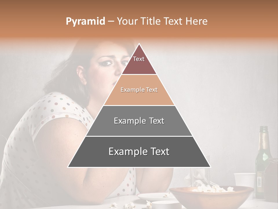 Home Unhappy Portrait PowerPoint Template