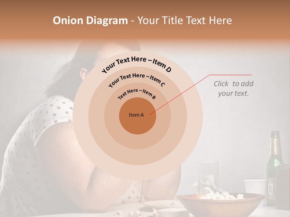 Home Unhappy Portrait PowerPoint Template