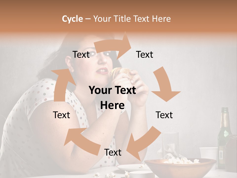 Home Unhappy Portrait PowerPoint Template