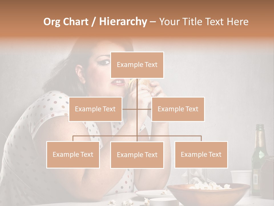 Home Unhappy Portrait PowerPoint Template