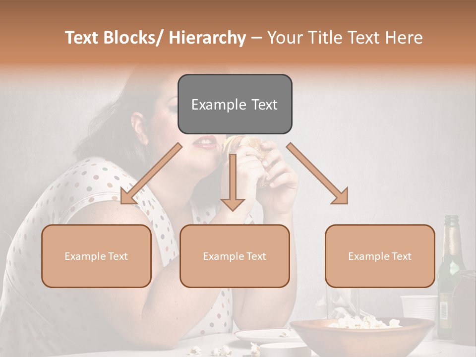 Home Unhappy Portrait PowerPoint Template