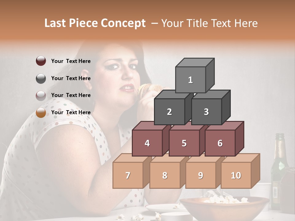 Home Unhappy Portrait PowerPoint Template