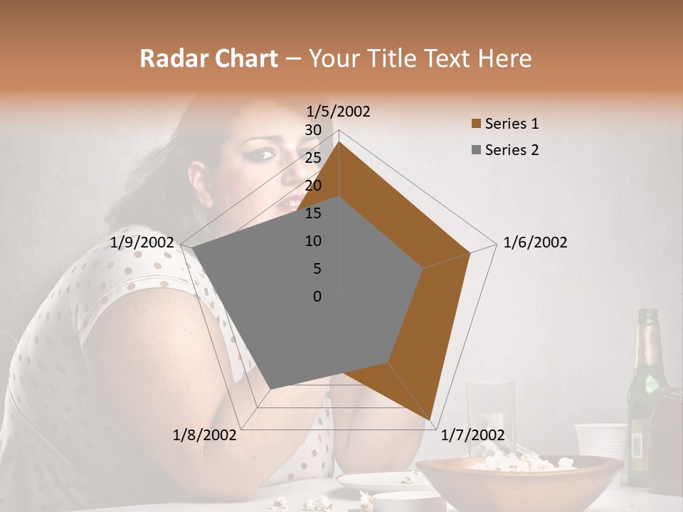 Home Unhappy Portrait PowerPoint Template