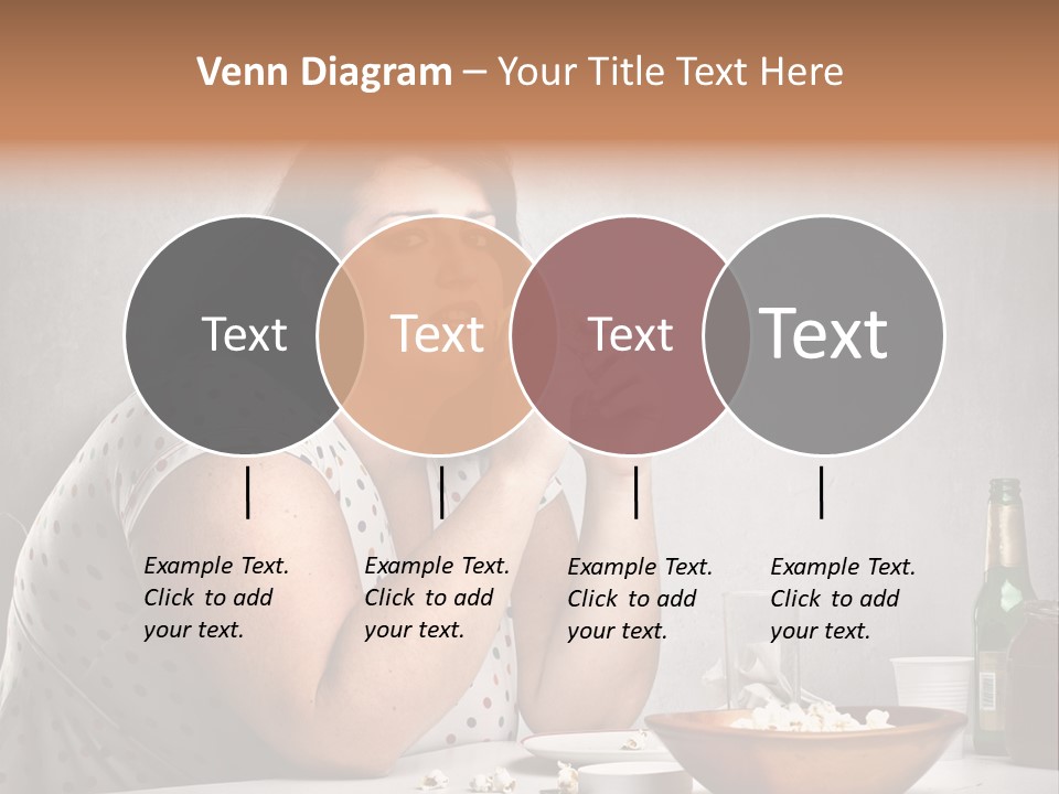 Home Unhappy Portrait PowerPoint Template