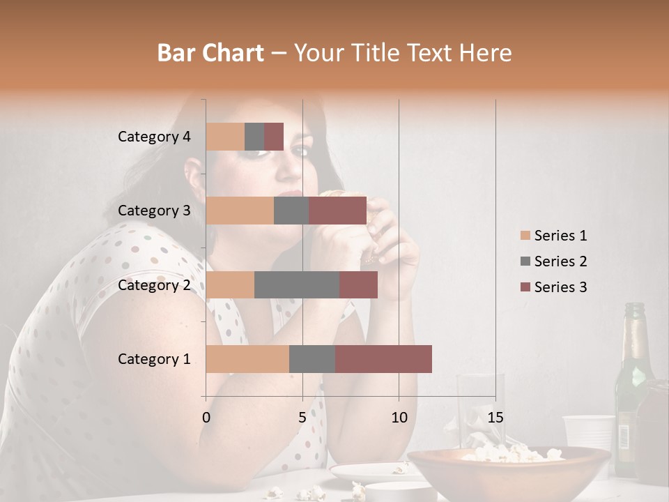 Home Unhappy Portrait PowerPoint Template