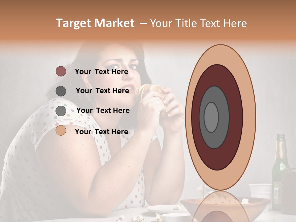 Home Unhappy Portrait PowerPoint Template