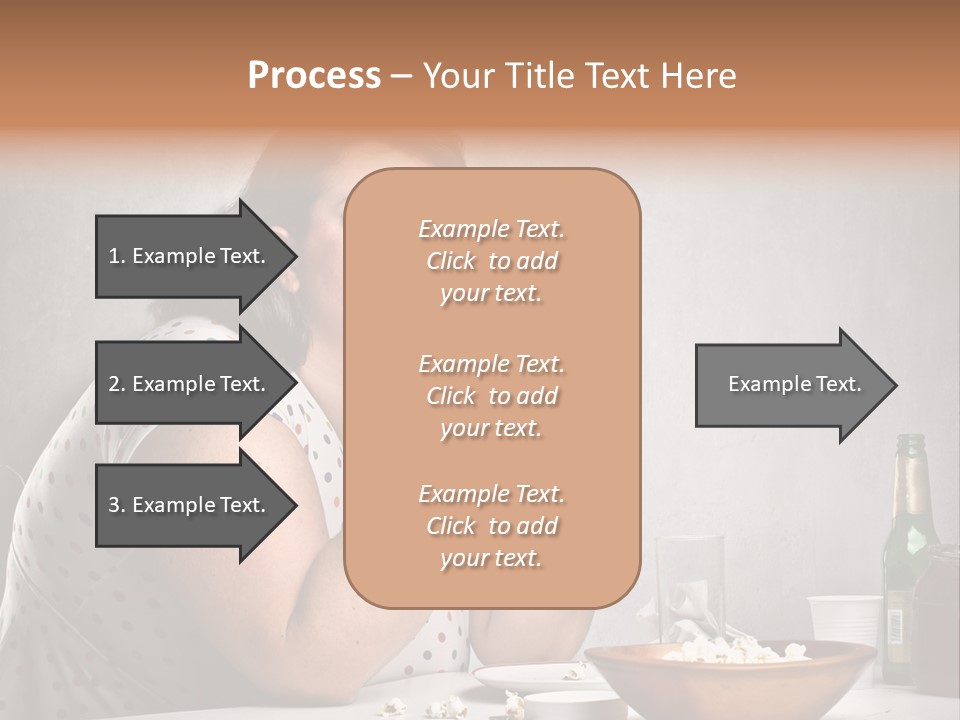 Home Unhappy Portrait PowerPoint Template