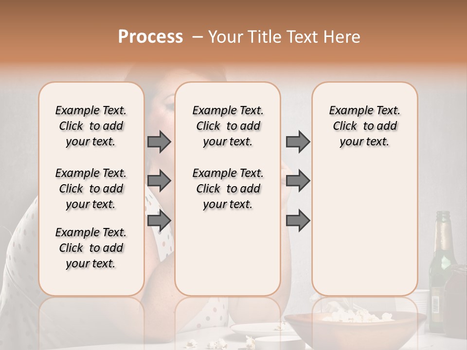 Home Unhappy Portrait PowerPoint Template
